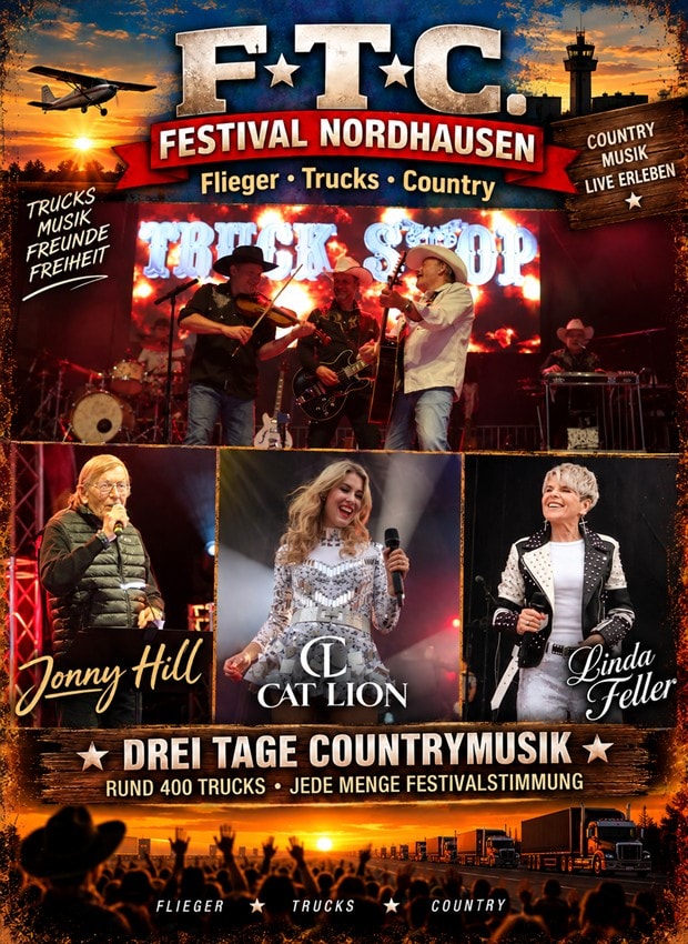 F.T.C. Nordhausen: Jonny Hill, Truck Stop, Cat Lion und Linda Feller